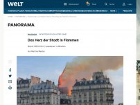 Bild zum Artikel: „Ein Nationaldrama“ – Das Herz der Stadt Paris steht in Flammen