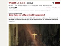 Bild zum Artikel: Feuerwehr zum Großeinsatz Notre-Dame: 'Die nächsten eineinhalb Stunden sind entscheidend'