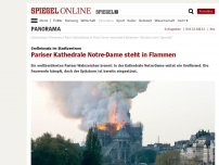 Bild zum Artikel: Großeinsatz im Stadtzentrum: Pariser Kathedrale Notre-Dame steht in Flammen