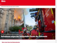 Bild zum Artikel: Alarm in Paris: Notre Dame steht in Flammen