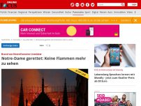 Bild zum Artikel: Im Herzen von Paris - Feuer in weltberühmter Kathedrale Notre-Dame ausgebrochen