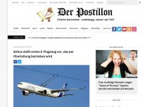 Bild zum Artikel: Airbus stellt erstes E-Flugzeug vor, das per Oberleitung betrieben wird