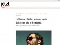 Bild zum Artikel: In Männer-Bärten wohnen mehr Bakterien als in Hundefell