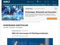 Bild zum Artikel: NRW will Lehrermangel mit Flüchtlingen bekämpfen