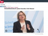 Bild zum Artikel: Schulze: Keine Angst vor Abgabe: Umweltministerin plant bereits CO2-Steuer
