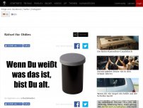 Bild zum Artikel: Rätsel für Oldies