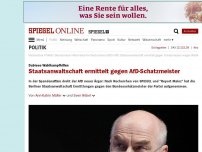 Bild zum Artikel: Dubiose Wahlkampfhilfen: Staatsanwaltschaft ermittelt gegen AfD-Schatzmeister