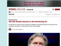 Bild zum Artikel: Rechtspopulismus: AfD lädt Stephen Bannon in den Bundestag ein