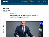 Bild zum Artikel: Lindner befürchtet Parallele zwischen Fridays for Future und Refugees welcome