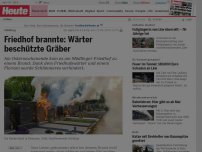 Bild zum Artikel: Mödling: Friedhof brannte: Wärter beschützte Gräber