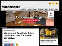 Bild zum Artikel: Studie: Männer mit Bäuchlein leben länger und sind für Frauen attraktiver