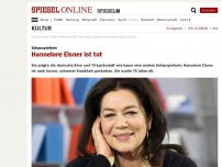 Bild zum Artikel: Schauspielerin: Hannelore Elsner ist tot