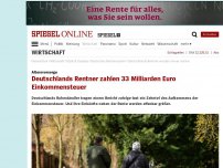 Bild zum Artikel: 33 Milliarden Euro Einkommensteuer: Deutschlands Rentner werden immer reicher