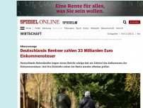 Bild zum Artikel: 33 Milliarden Euro Einkommensteuer: Deutschlands Rentner werden immer reicher