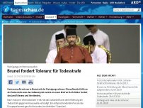 Bild zum Artikel: Todesstrafe für Homosexuelle: Brunei fordert Toleranz