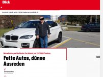 Bild zum Artikel: Mazedonier prellte Basler Sozialamt um 159'000 Franken: Fette Autos, dünne Ausreden