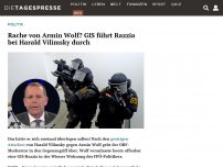Bild zum Artikel: Rache von Armin Wolf? GIS führt Razzia bei Harald Vilimsky durch