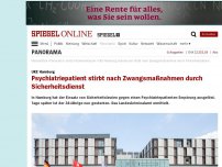Bild zum Artikel: UKE Hamburg: Psychiatrie-Patient stirbt nach Zwangsmaßnahmen durch Sicherheitsdienst