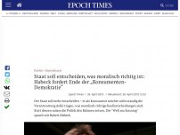 Bild zum Artikel: Staat soll entscheiden, was moralisch richtig ist: Habeck fordert Ende der „Konsumenten-Demokratie“