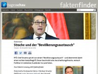 Bild zum Artikel: Österreich: Strache und der 'Bevölkerungsaustausch'