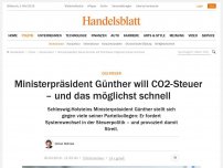 Bild zum Artikel: CO2-Steuer: Ministerpräsident Günther will CO2-Steuer – und das möglichst schnell
