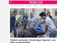Bild zum Artikel: Tödlich verletzt: 19-jähriger Spanier von Stier aufgespießt!