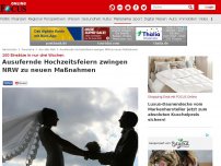 Bild zum Artikel: 100 Einsätze in nur drei Wochen - Ausufernde Hochzeitsfeiern zwingen NRW zu neuen Maßnahmen
