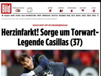 Bild zum Artikel: Nach Not-OP im Krankenhaus - Herz-Attacke! Sorge um Torwart-Legende Casillas (37)
