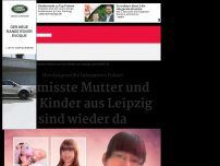 Bild zum Artikel: Mutter und vier Kinder aus Leipzig vermisst