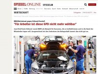 Bild zum Artikel: BMW-Betriebsrat gegen Kühnert-Vorstoß: 'Für Arbeiter ist diese SPD nicht mehr wählbar'