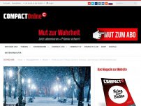 Bild zum Artikel: Politik aus dem Tollhaus: Schnee in Chemnitz – aber Konstanz ruft Klimanotstand aus