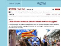 Bild zum Artikel: Glasgow: Zehntausende Schotten demonstrieren für Unabhängigkeit