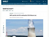 Bild zum Artikel: IWF spricht sich für weltweite CO2-Steuer aus