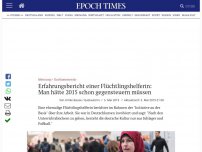 Bild zum Artikel: Erfahrungsbericht einer Flüchtlingshelferin: „Deutsche nix gut, deutsche Geld gut!“