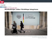 Bild zum Artikel: Ideelle und finanzielle Hilfen: Bundesbürger sollen Flüchtlinge integrieren