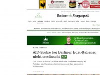 Bild zum Artikel: Bocca di Bacco: AfD-Spitze bei Berliner Edel-Italiener nicht erwünscht