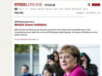 Bild zum Artikel: SPON-Regierungsmonitor: Merkel immer beliebter