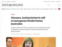 Bild zum Artikel: Ramadan: Hessens Justizministerin will erzwungenes Kinderfasten bestrafen