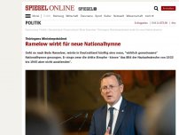 Bild zum Artikel: Thüringens Ministerpräsident: Ramelow wirbt für neue Nationalhymne