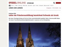 Bild zum Artikel: Erzbistum Köln: Leiter der Priesterausbildung bezeichnet Schwule als krank