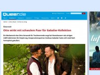 Bild zum Artikel: Otto wirbt mit schwulem Paar für Gabalier-Kollektion
