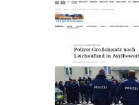 Bild zum Artikel: Aufstand in Ankerzentrum: Polizei-Großeinsatz nach Leichenfund in Asylbewerberheim