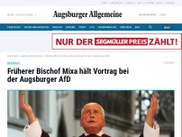 Bild zum Artikel: Früherer Bischof Mixa hält Vortrag bei der Augsburger AfD