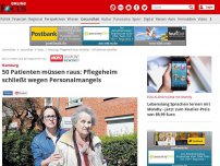 Bild zum Artikel: Hamburg - 50 Patienten müssen raus: Pflegeheim muss wegen Personalmangels schließen