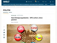 Bild zum Artikel: Nach Enteignungsdebatte – SPD verliert, Union gewinnt