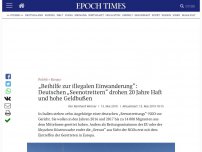 Bild zum Artikel: „Beihilfe zur illegalen Einwanderung“: Deutschen „Seenotrettern“ drohen 25 Jahre Haft und hohe Geldbußen