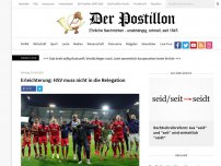 Bild zum Artikel: Erleichterung: HSV muss nicht in die Relegation