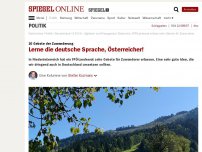 Bild zum Artikel: 10 Gebote der Zuwanderung: Lerne die deutsche Sprache, Österreicher!
