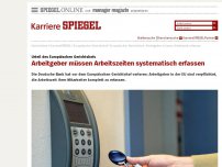 Bild zum Artikel: Urteil des Europäischen Gerichtshofs: Arbeitgeber müssen Arbeitszeiten systematisch erfassen