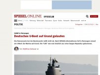 Bild zum Artikel: Unfall in Norwegen: Deutsches U-Boot auf Grund gelaufen